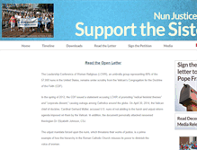 Tablet Screenshot of nunjustice.org